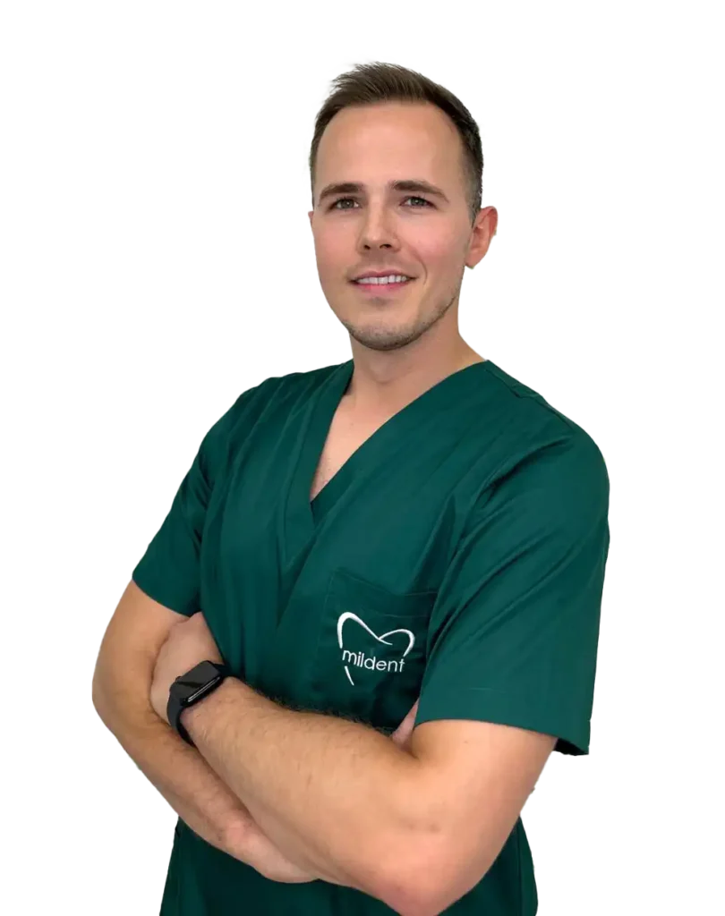 Tomasz Dunak Lekarz stomatolog pracujący w klinice Mildent